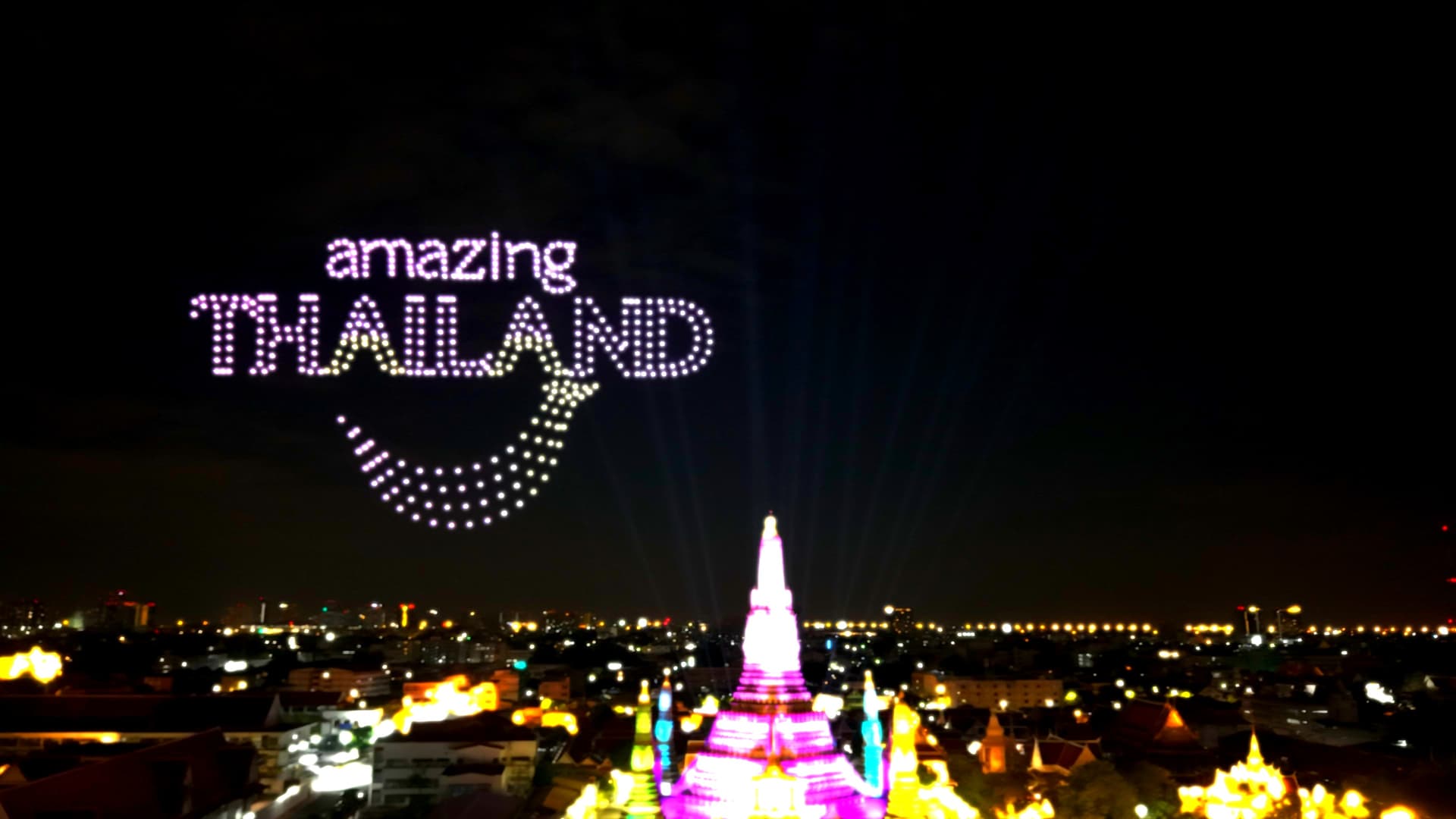 รวมผลงานโดรนโชว์ระดับประเทศของ Thai Drone Show